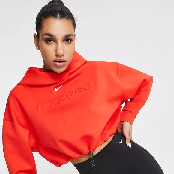 Nike pro cropped jumper Clearance